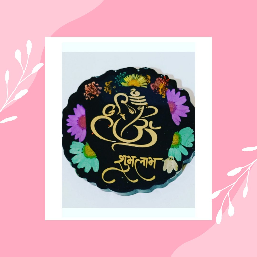 Resin Frame _Ganesh Shubh Labh