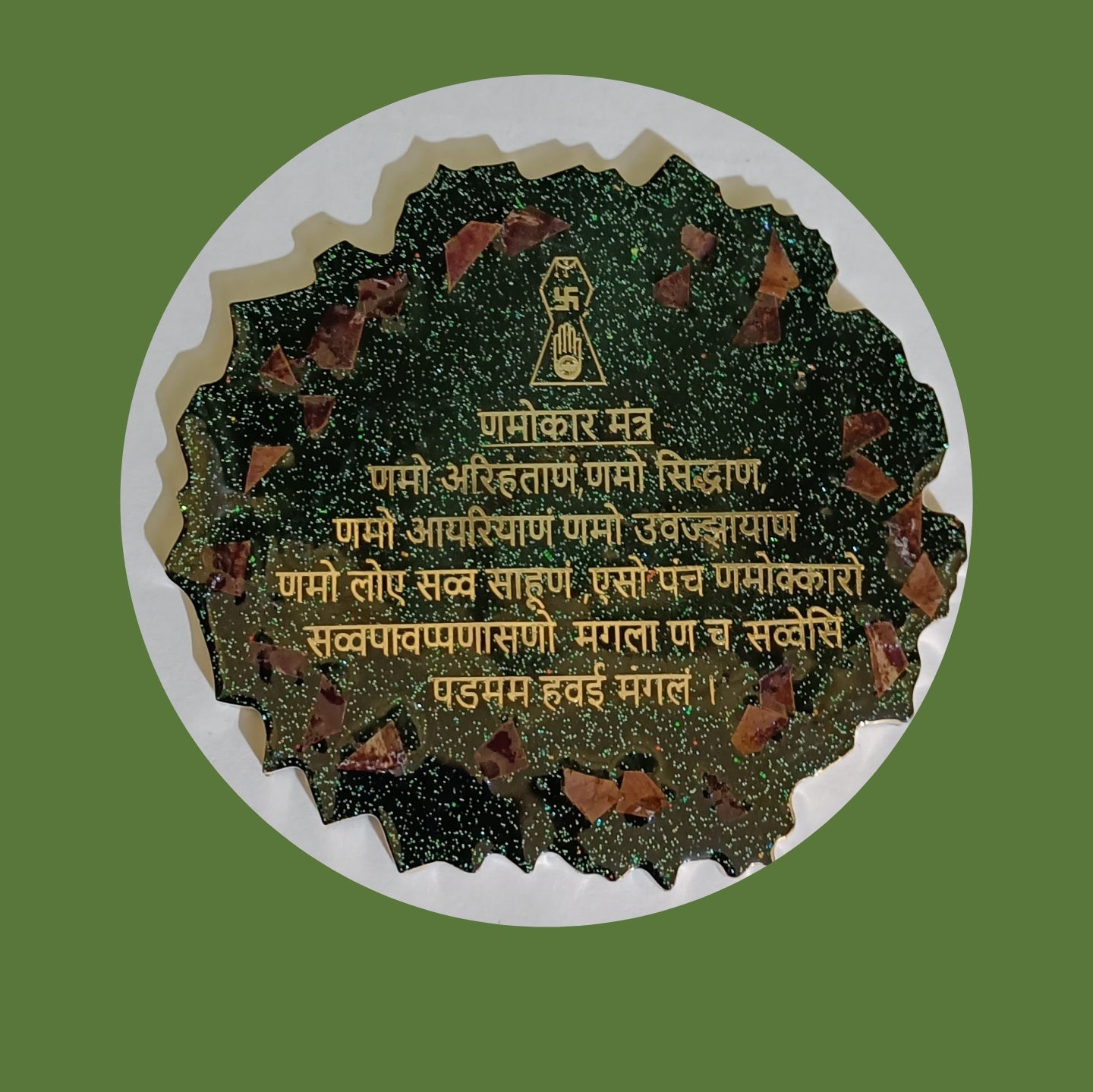 Resin Frame _Namokar mantra