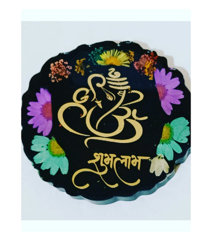 Resin Frame _Ganesh Shubh Labh