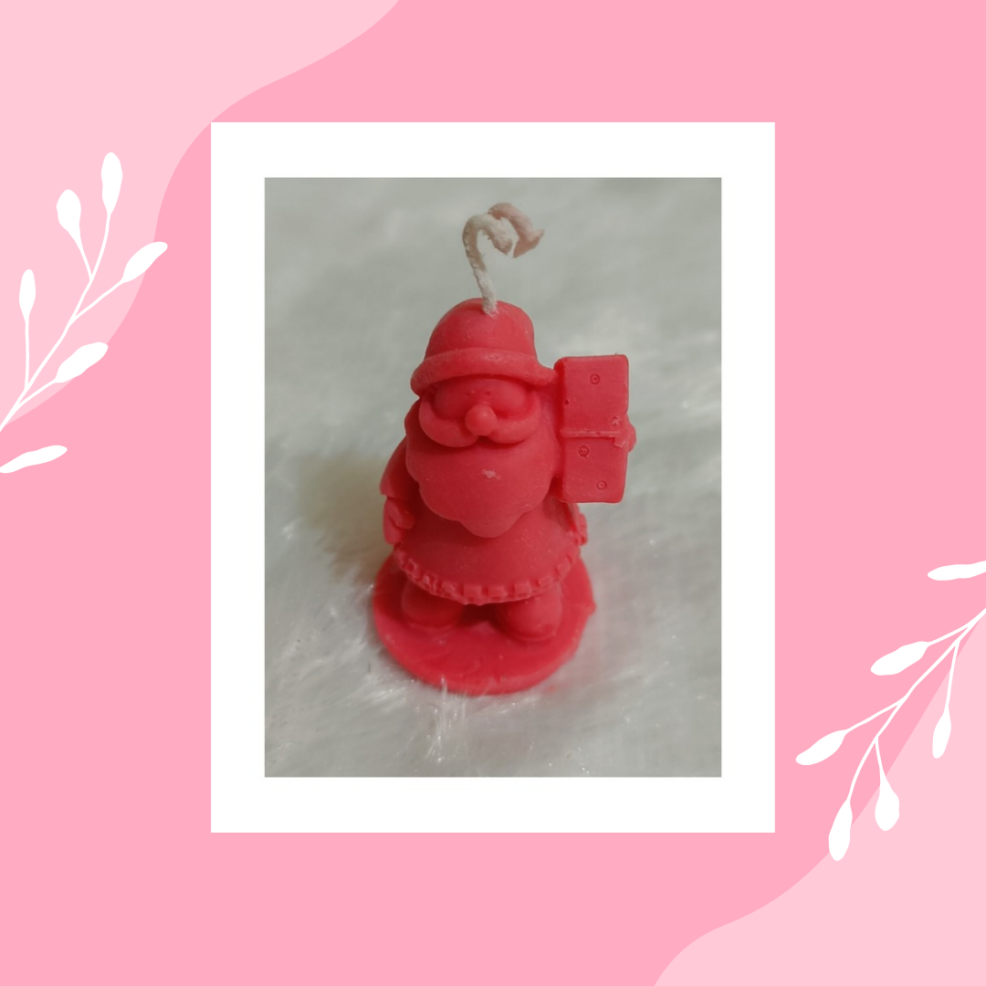 Christmas_ Santa Claus candle 3